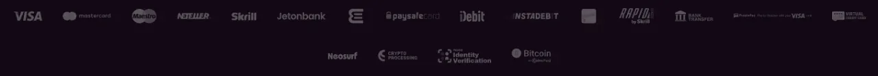 Bankoverschrijving en crypto betaalmethoden logo's