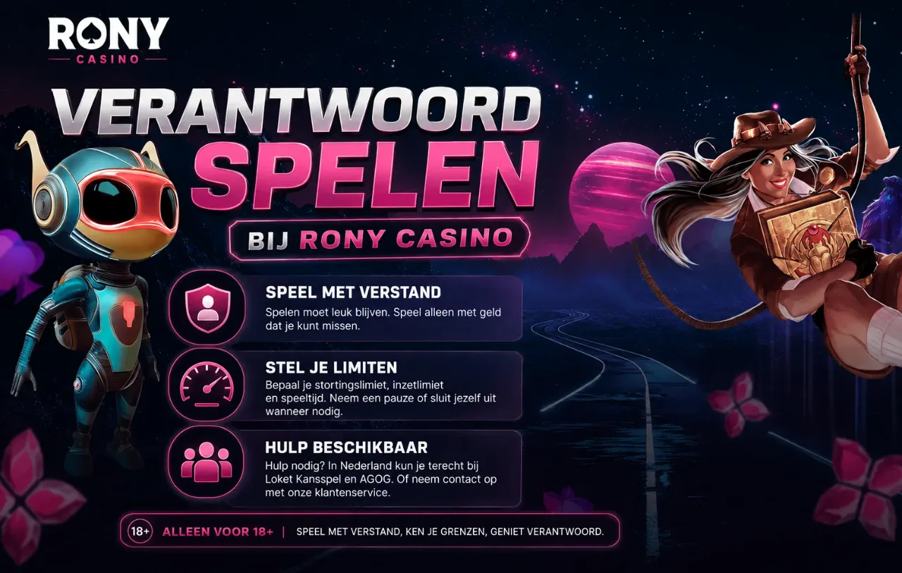 Verantwoord spelen tools en limieten icoon